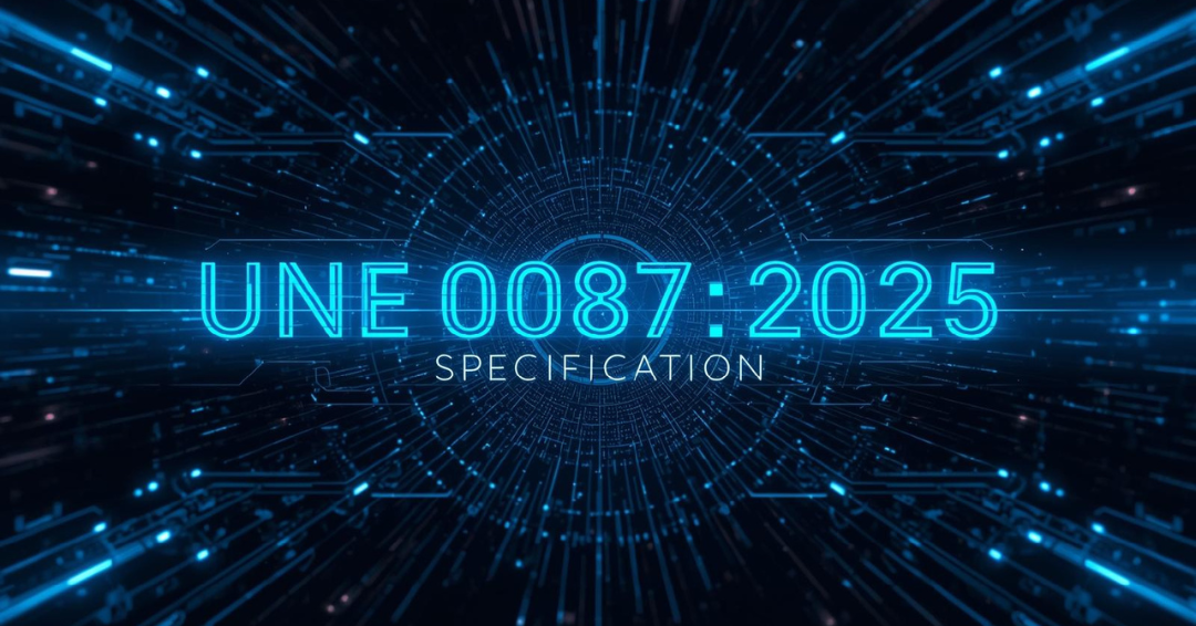 Imagen creada con IA sobre la UNE 0087:2025