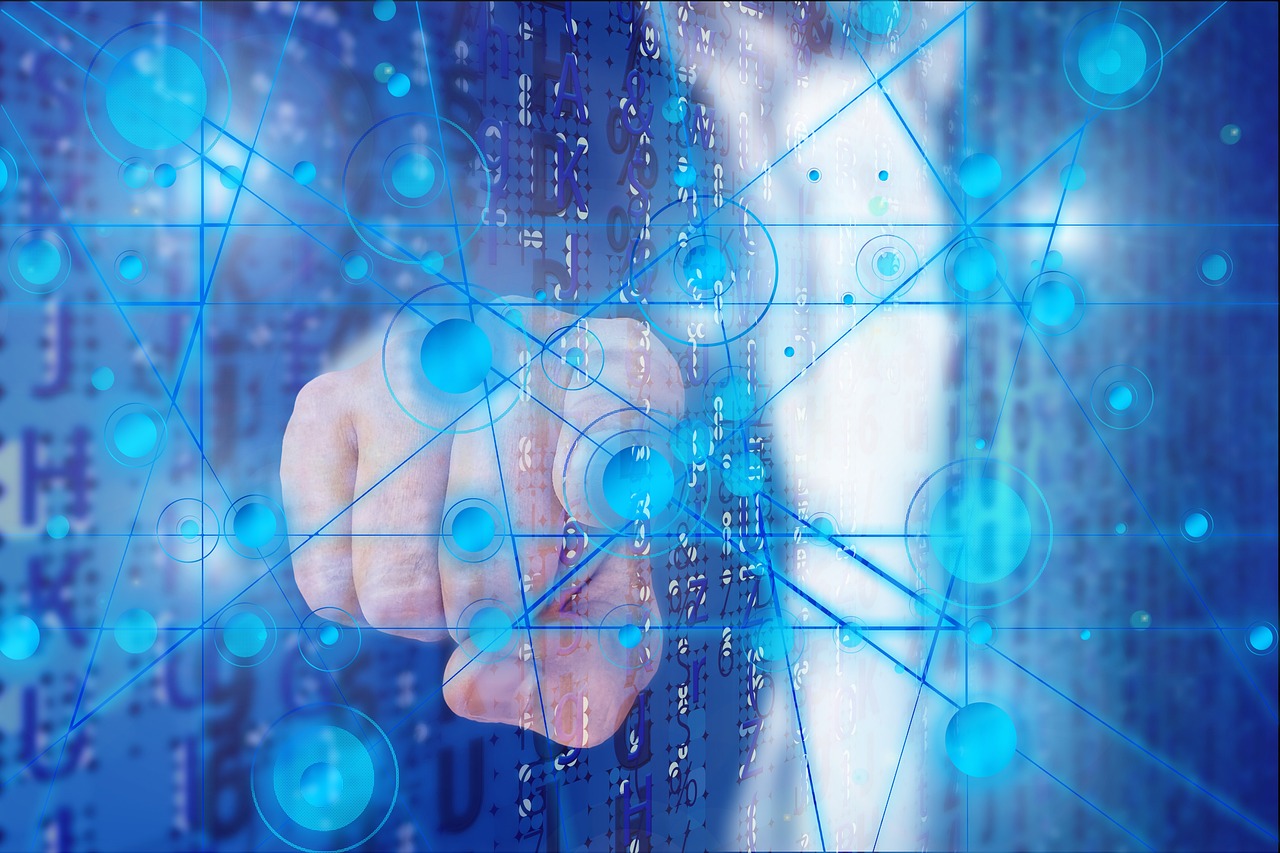 Dedo conectado a red